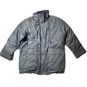 Mulberry Street vintage 90s Down Puffer Parka Hunter Green Women’s size L